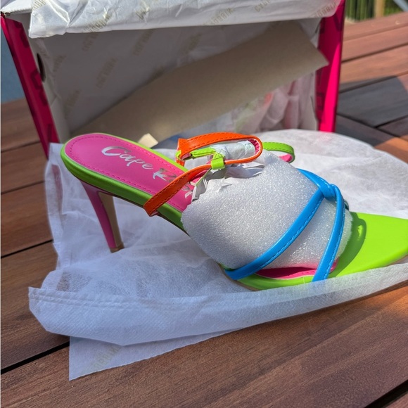 Cape Robbin Heels for Women, Strappy Womens Heels, Chic Shoes Size 7 - Picture 9 of 11